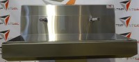 Рукомойник сенсорный двухсекционный, "STEP STEEL" модель ST-WL-02
