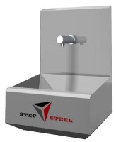 Рукомойник коленный настенный "STEP STEEL" модель ST-WK-02/3